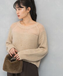 URBAN RESEARCH ROSSO | 『WEB限定』ドッキングラメニット(ニット/セーター)