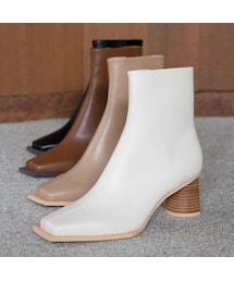 EVOL | 【EVOL/イーボル】  スクエアショートブーツ IR9592(ブーツ)