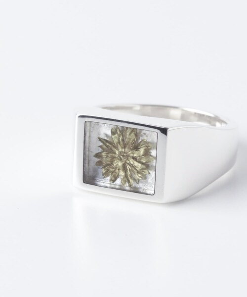 URBAN RESEARCH（アーバンリサーチ）の「XOLO　SIGNET RING WITH GRAY（リング・メンズ・SILVER・L）」の5枚目の写真