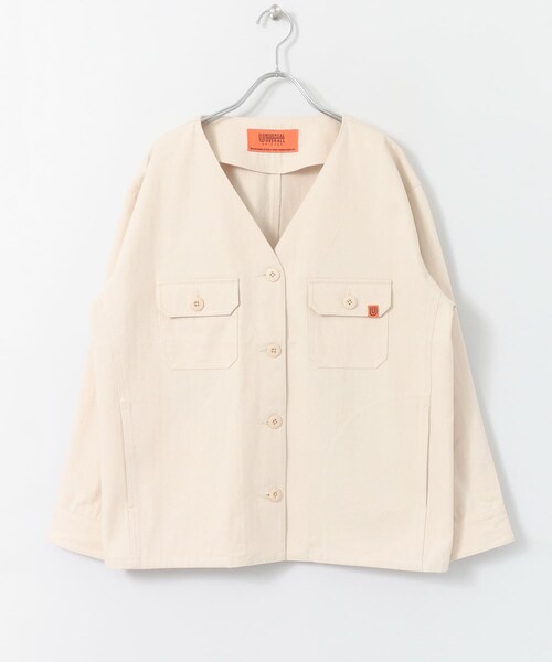 URBAN RESEARCH Sonny Label（アーバンリサーチサニーレーベル）の「UNIVERSAL OVERALL　別注カバーオール（カバーオール・レディース・ベージュ/オフ/カーキ・FREE）」の8枚目の写真