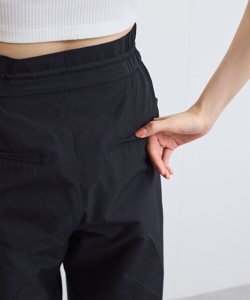 VIS（ビス）の「【接触冷感/洗える】ドロストワイドパンツ（その他パンツ・レディース・ブラック/ベージュ・F）」の17枚目の写真