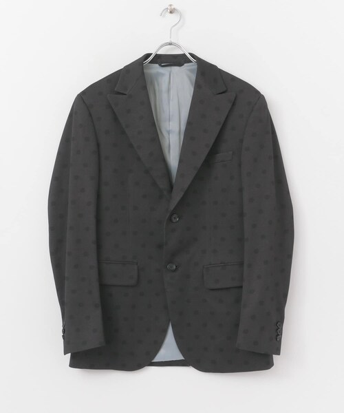 URBAN RESEARCH（アーバンリサーチ）の「MEHRABIAN55 by URBAN RESEARCH　ドットパターンピークドジャケット（テーラードジャケット・メンズ・WHITE/BLACK・44/46/48）」の11枚目の写真