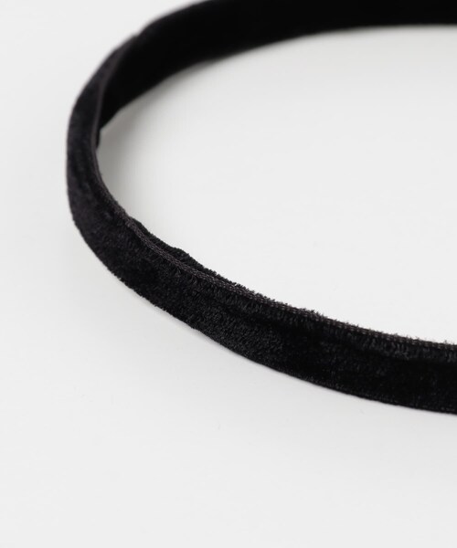 URBAN RESEARCH(アーバンリサーチ)の「IRIS47 Velvet headband(カチューシャ・レディース・black/brown/navy・-)」の6枚目の写真