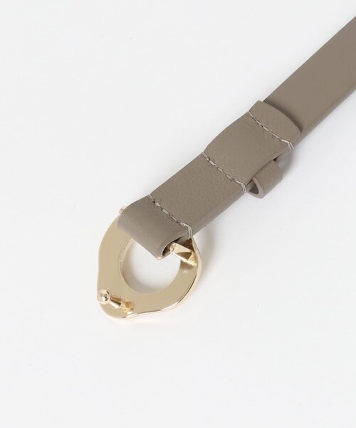 URBAN RESEARCH ROSSO（アーバンリサーチロッソ）の「LE VERNIS　Eyelet belt（ベルト・レディース・ブラック/チャコール・-）」の9枚目の写真