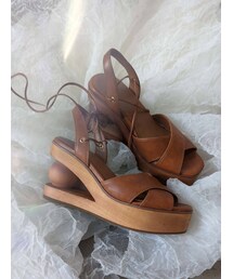 merry jenny | オブジェウッドソールサンダル(サンダル)