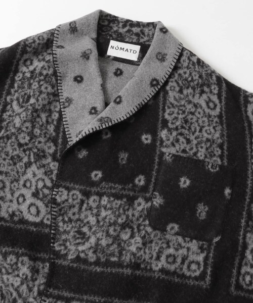 URBAN RESEARCH(アーバンリサーチ)の「NOMA. Belted Blanket Coat(テーラードジャケット・レディース・Black・1)」の4枚目の写真