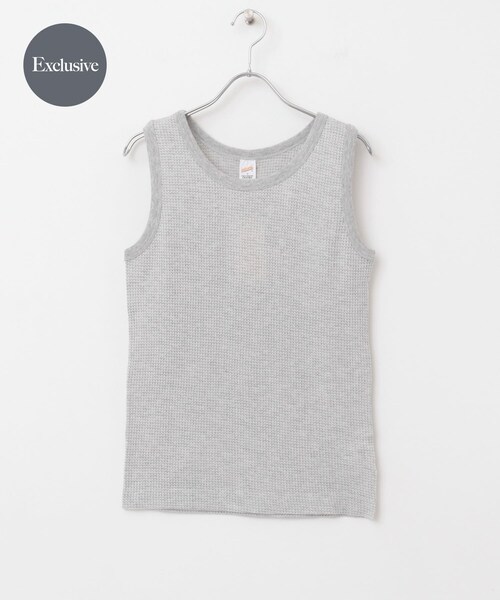URBAN RESEARCH DOORS（アーバンリサーチドアーズ）の「『別注』Sports Wear×DOORS　ワッフルタンクトップ（タンクトップ・レディース・ivoflower/grayflower/gray/ivory・one）」の3枚目の写真