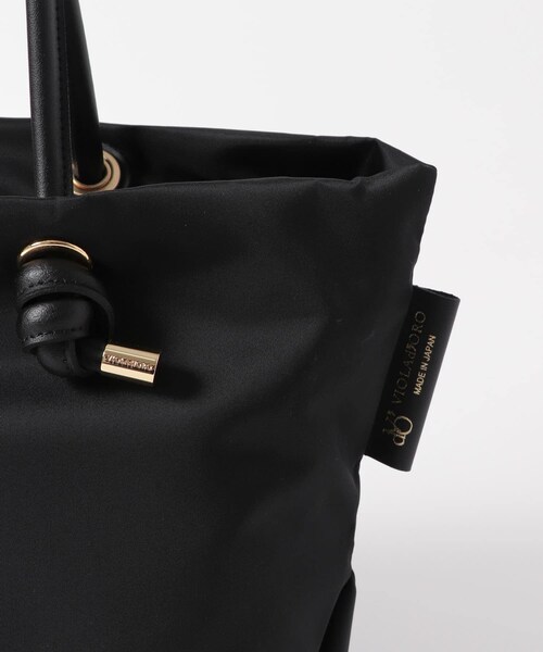 URBAN RESEARCH ROSSO（アーバンリサーチロッソ）の「『一部別注カラー』VIOLA d’ORO　BIANCA M（トートバッグ・レディース・BLKBLK/TAUPEBLK/BLKTAUPE/別注BRNNVY・M）」の13枚目の写真