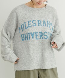 ITEMS URBANRESEARCH（アイテムズ アーバンリサーチ）の「ブークレビッグロゴニット（ニット/セーター）」