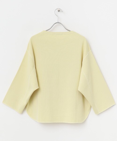 かぐれ（カグレ）の「YLEVE　COTTON RIB PULLOVER（Tシャツ/カットソー・レディース・WHITE/YELLOW・1）」の18枚目の写真