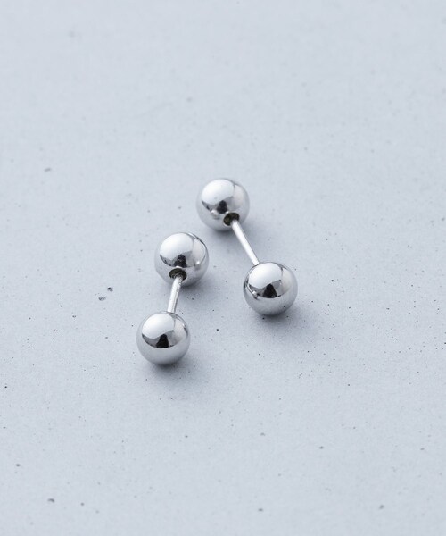 ROPE'（ロペ）の「【Mimi】R（ロペ アール）PT プレーンスタッドピアス（ピアス（両耳用）・レディース・シルバー系・F）」の19枚目の写真