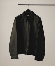 A PRESSE Leather Sports Jacket