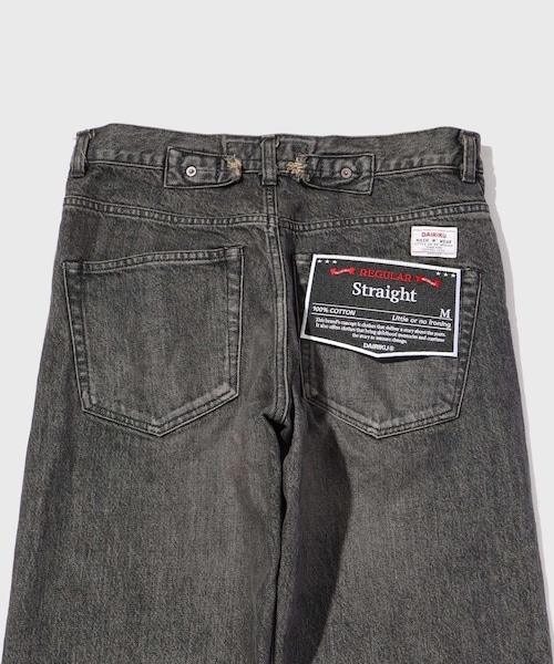 ADAM ET ROPE'(アダムエロペ)の「【DAIRIKU/ダイリク】Straight Vintage Denim Pants(デニムパンツ・メンズ・ブラック・L/M/S)」の8枚目の写真