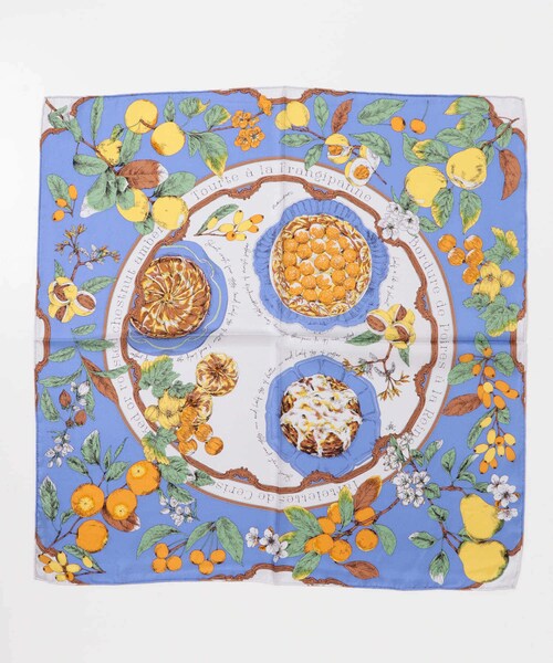 URBAN RESEARCH ROSSO（アーバンリサーチロッソ）の「manipuri　65アンティークレシピ（バンダナ/スカーフ・レディース・blue・FREE）」の3枚目の写真