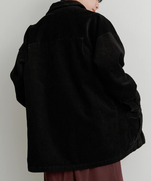 SENSE OF PLACE by URBAN RESEARCH（センスオブプレイスバイアーバンリサーチ）の「『セットアップ対応』 ヘビーコーデュロイBDUジャケット（ミリタリージャケット・メンズ・GRAY/BLACK/NAVY・M/L）」の20枚目の写真