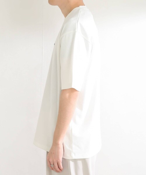SENSE OF PLACE by URBAN RESEARCH(センスオブプレイスバイアーバンリサーチ)の「シシュウポンチTシャツ(5分袖)(Tシャツ/カットソー・メンズ・GREIGE/WHITE/BLACK/GREEN/L.PURPLE/MINT・M/L)」の19枚目の写真