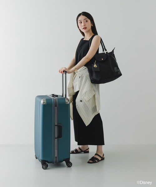RODE SKO（ロデスコ）の「別注/Disney/パスケース付トート（トートバッグ・レディース・BLACK/BEIGE・One）」の10枚目の写真