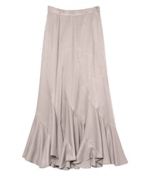 LAGUNAMOON | エスカルゴ切り替えサテンスカート(スカート)