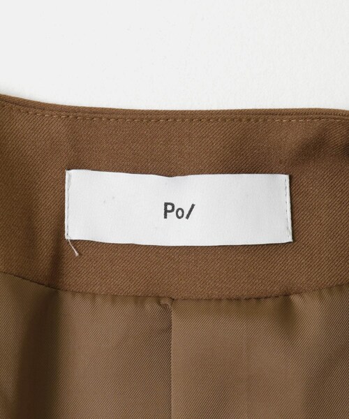 URBAN RESEARCH（アーバンリサーチ）の「Po/　ribbon jacket（ノーカラージャケット・レディース・black/brown・FREE）」の12枚目の写真