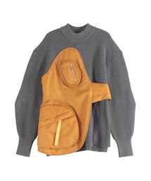UN3D. | BODY BAG DOCKING TOP(ニット/セーター)
