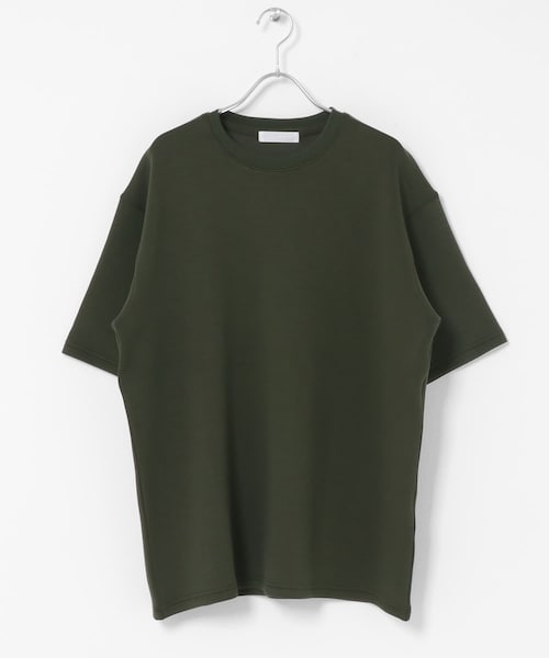 SENSE OF PLACE by URBAN RESEARCH（センスオブプレイスバイアーバンリサーチ）の「『一部WEB限定カラー』ダンボールポンチショートスリーブTシャツ（Tシャツ/カットソー・メンズ・WHITE/BLACK/CHARCOAL/GREIGE/GREEN/BROWN/YELLOW・M/L）」の6枚目の写真