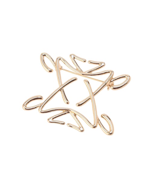 dazzlin（ダズリン）の「スクエアロゴブローチ（その他雑貨・レディース・シルバー/ゴールド・F）」の2枚目の写真