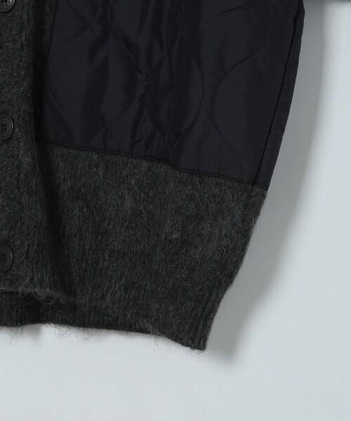 MENS【SOFTHYPHEN】QUILTING MIX MOHAIR CARDIGAN | 激安通販のイー