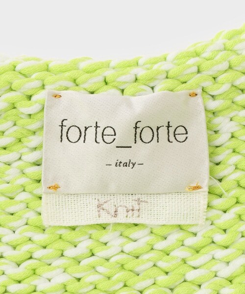 ROPE'(ロペ)の「【forte_forte(フォルテ フォルテ)】SHORT KNIT VEST|ニットベスト(ベスト・レディース・ライトグリーン・F)」の11枚目の写真