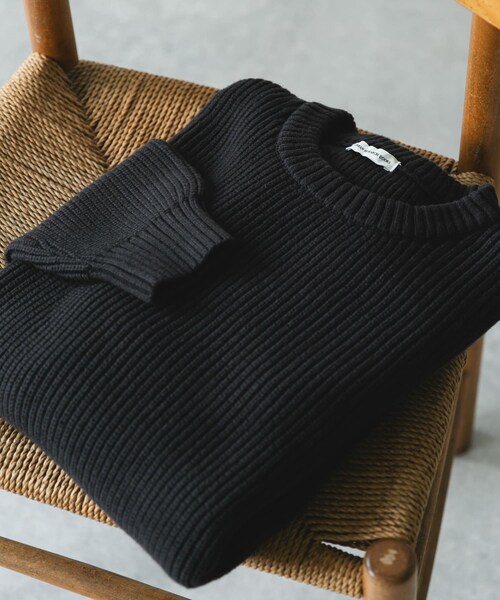 URBAN RESEARCH DOORS（アーバンリサーチドアーズ）の「畦ニット クルーネックプルオーバー（ニット/セーター・メンズ・RED/GRAY/BLUEGREEN/CHARCOAL・M/L）」の7枚目の写真