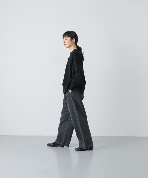 かぐれ（カグレ）の「ハイツイストコットンワイドカーディガン（カーディガン/ボレロ・レディース・GRAY/RED/BLACK・Free）」の11枚目の写真