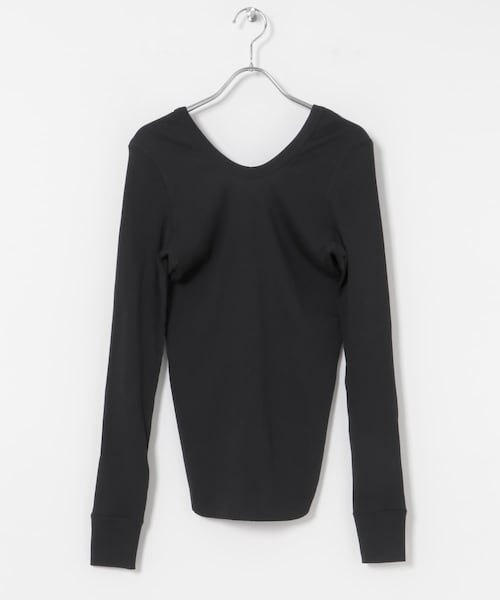 URBAN RESEARCH（アーバンリサーチ）の「HAKUJI　Organic Cotton Long-Sleeve Pullover（Tシャツ/カットソー・レディース・BLACK/WHITE/LIME・FREE）」の2枚目の写真