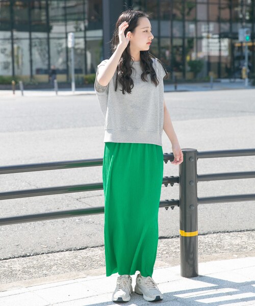 ITEMS URBANRESEARCH（アイテムズ アーバンリサーチ）の「裏毛ノースリーブベスト（ベスト・レディース・OFF/GRY/GRN・FREE）」の18枚目の写真