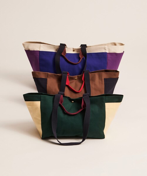 SENSE OF PLACE by URBAN RESEARCH（センスオブプレイスバイアーバンリサーチ）の「HAY　Weekend Bag S（トートバッグ・メンズ・BrownMulti/DGRMulti/Ebluemulti・One）」の7枚目の写真