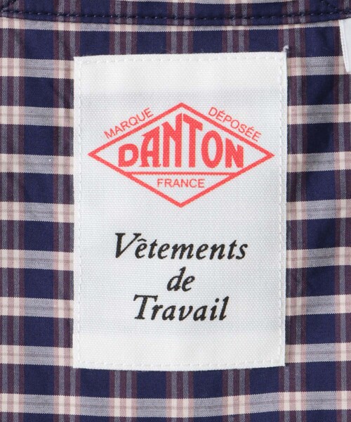 URBAN RESEARCH DOORS（アーバンリサーチドアーズ）の「DANTON　WORK SHIRTS SHORT-SLEEVE（シャツ/ブラウス・メンズ・BEG/GRY/NVY/BRN・42/44）」の10枚目の写真