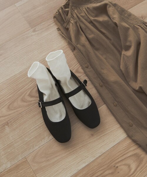 URBAN RESEARCH DOORS（アーバンリサーチドアーズ）の「サテンメリージェーン（パンプス・レディース・BLACK/NAVY・36/37/38）」の7枚目の写真