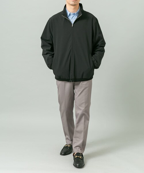 URBAN RESEARCH ROSSO（アーバンリサーチロッソ）の「『WEB限定』『吸水 / 速乾』Air Stretch スタンドブルゾン（ブルゾン・メンズ・CHARCOAL/NAVY/BLACK/BROWN・M/L）」の22枚目の写真