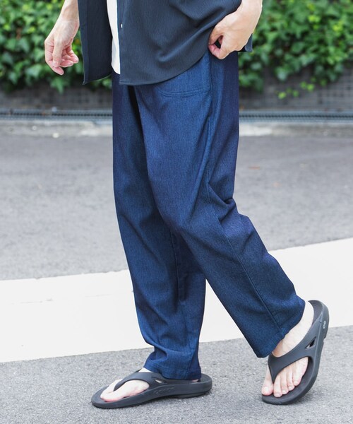 ITEMS URBANRESEARCH（アイテムズ アーバンリサーチ）の「LIGHT&FLEX サマーデニムパンツ（デニムパンツ・メンズ・L.BLUE/NAVY/INDIGO・M/L）」の6枚目の写真