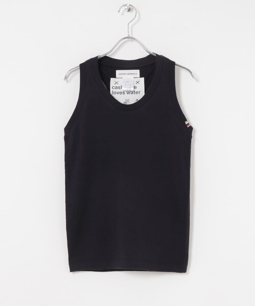 URBAN RESEARCH（アーバンリサーチ）の「Extreme Cashmere　vest（タンクトップ・レディース・snow/weed/sunflower/navy・-）」の10枚目の写真
