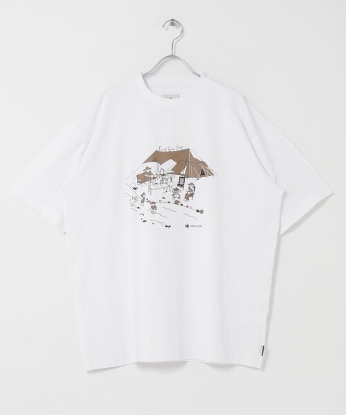 URBAN RESEARCH DOORS(アーバンリサーチドアーズ)の「『別注』Snow Peak Apparel×DOORS WA/AC FAMILY CAMP T-SHIRTS(Tシャツ/カットソー・メンズ・WHITE/CHARCOAL/BROWN/FOLIAGE・M/L/XL)」の12枚目の写真
