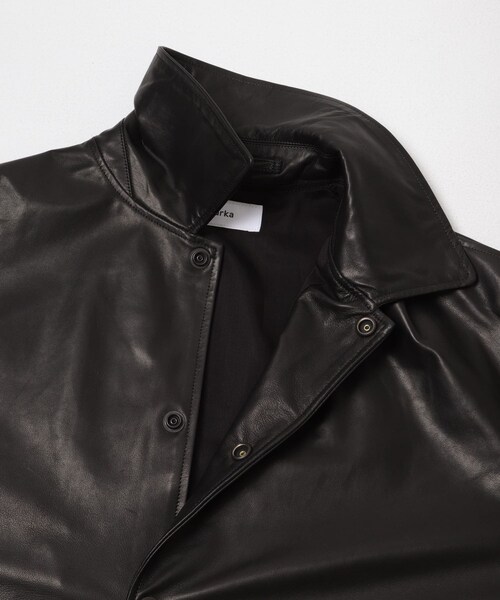 URBAN RESEARCH DOORS（アーバンリサーチドアーズ）の「marka　LEATHER COACH JACKET（その他アウター・メンズ・BLACK・1/2）」の7枚目の写真