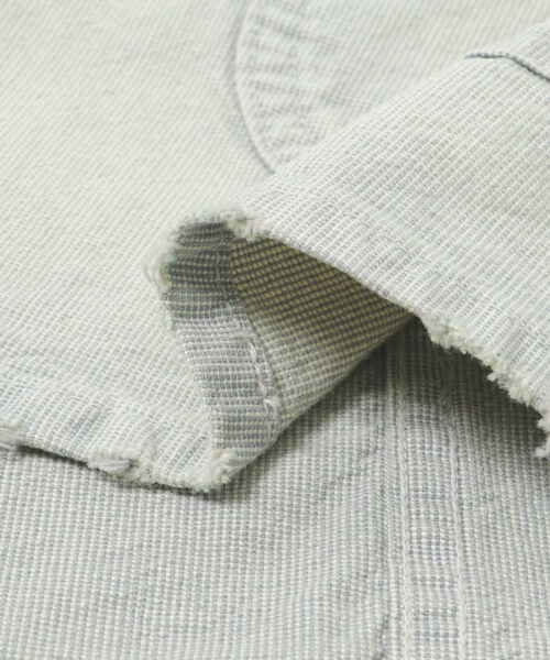 URBAN RESEARCH(アーバンリサーチ)の「A PRESSE Indigo Pin Check Coverall(カバーオール・メンズ・SAX・1/2/3)」の8枚目の写真