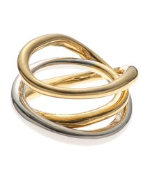 LAGUNAMOON | ミックスラインリング(ピアス(両耳用))