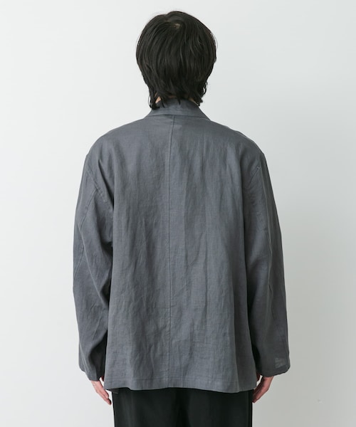 URBAN RESEARCH DOORS(アーバンリサーチドアーズ)の「STILL BY HAND リネンシャツカバーオール(カバーオール・メンズ・TAUPE/BLACK/BLUE GREY・46/48)」の11枚目の写真