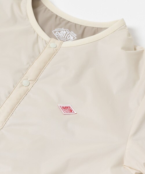 URBAN RESEARCH DOORS(アーバンリサーチドアーズ)の「DANTON INSULATIONCOLLARLESS JACKET(その他アウター・レディース・IVORY/PINK/BLACK・M)」の8枚目の写真