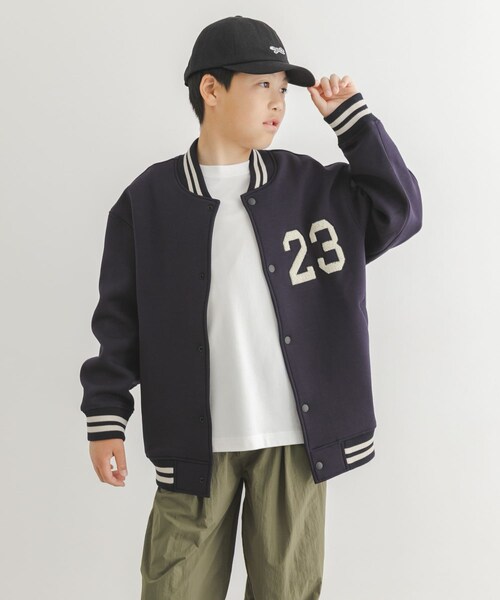 URBAN RESEARCH DOORS（アーバンリサーチドアーズ）の「『150サイズ』ダンボールニットスタジャン(KIDS)（ダウンジャケット/コート・キッズ・GRAY/NAVY・150(145-155)）」の12枚目の写真