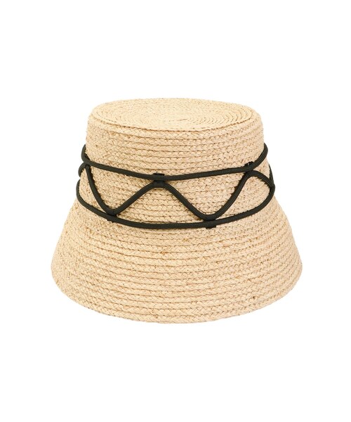 UN3D.（アンスリード）の「WAVE CODE HAT（ハット・レディース・ブラック/ベージュ・F）」の4枚目の写真