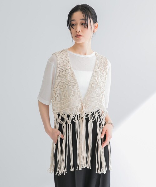 URBAN RESEARCH（アーバンリサーチ）の「new basic　ドライツイストシアーTシャツ（Tシャツ/カットソー・レディース・BLACK/WHITE/NAVY/BURGUNDY/CHARCOAL・FREE）」の11枚目の写真