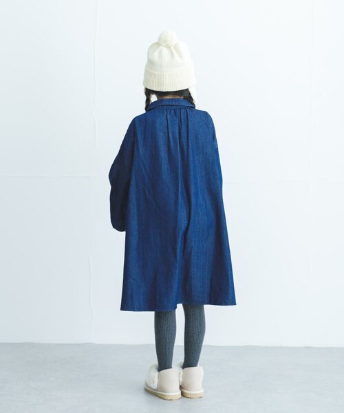 URBAN RESEARCH DOORS（アーバンリサーチドアーズ）の「デニムミニワンピース(KIDS)（ワンピース・キッズ・INDIGO/ONE WASH・105/120/135）」の21枚目の写真