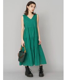 EVRIS | コットンレースティアードワンピ(ワンピース)