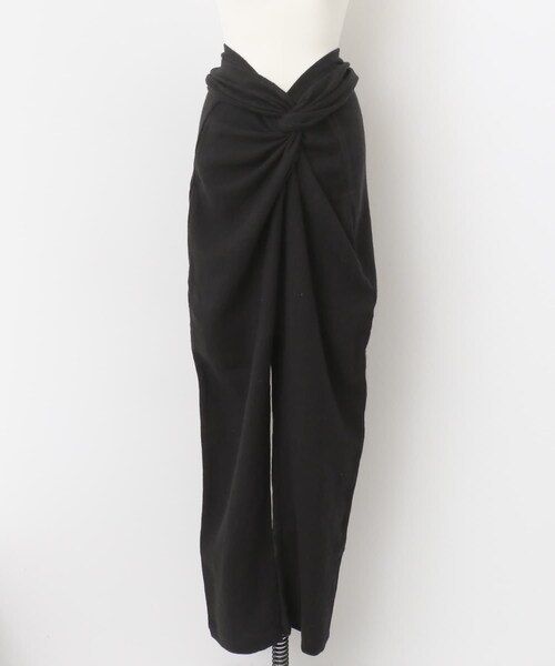 COSMIC WONDER linen wool wrapped pants 